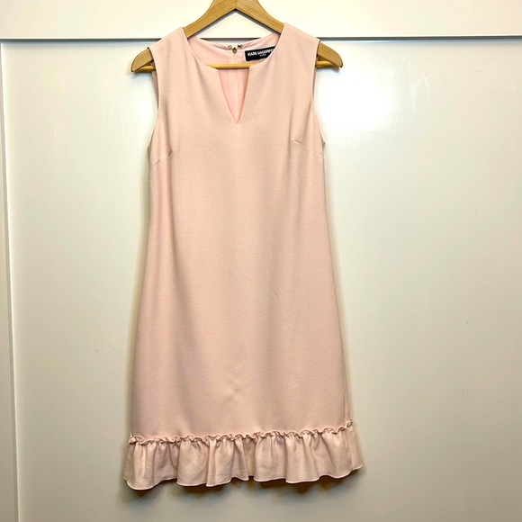 Karl Lagerfeld Dresses & Skirts - 💗4/$15 KARL LAGERFELD pink blush Sleeveless Spring Dress 4